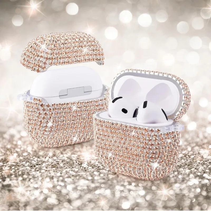 Futrola za slusalice airpods 4 X-Cell Cirkon rose-gold