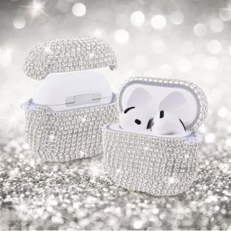 Futrola za slusalice airpods 4 X-Cell Cirkon srebrna