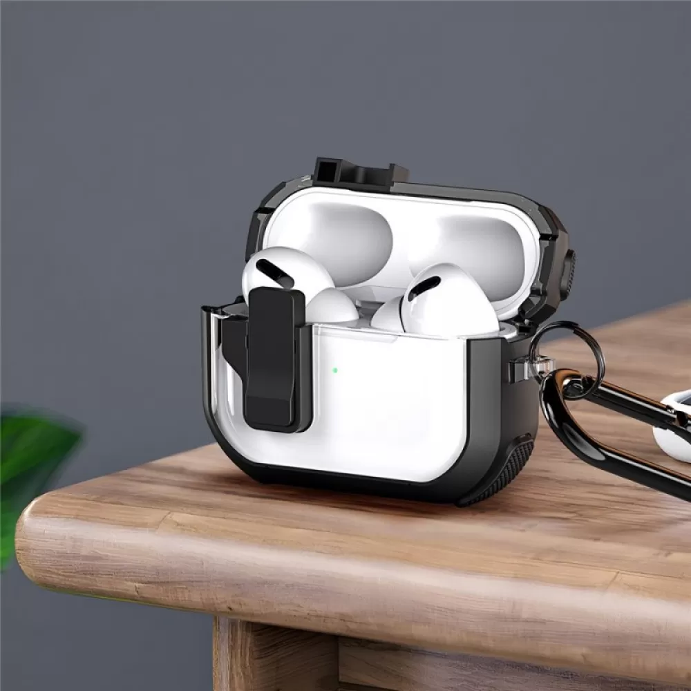 Futrola za slusalice airpods 4 X-Cell Protective Case providno-crna