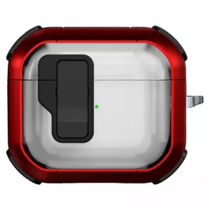 Futrola za slusalice airpods 4  X-Cell Protective Case providno-crvena