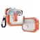 Futrola za slusalice airpods 4  X-Cell Protective Case providno-narandzasta
