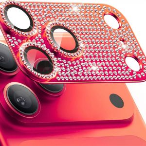 Zastita za kameru CIRKON za iPhone 17 Pro crvena