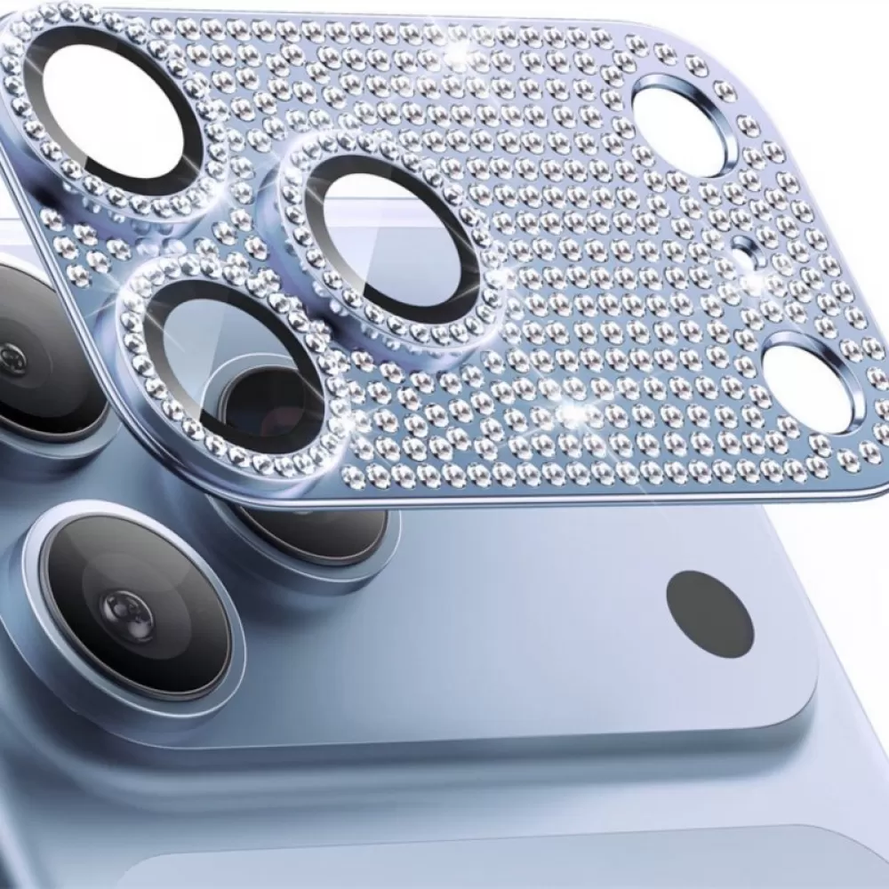 Zastita za kameru CIRKON za iPhone 17 Pro svetlo plavi