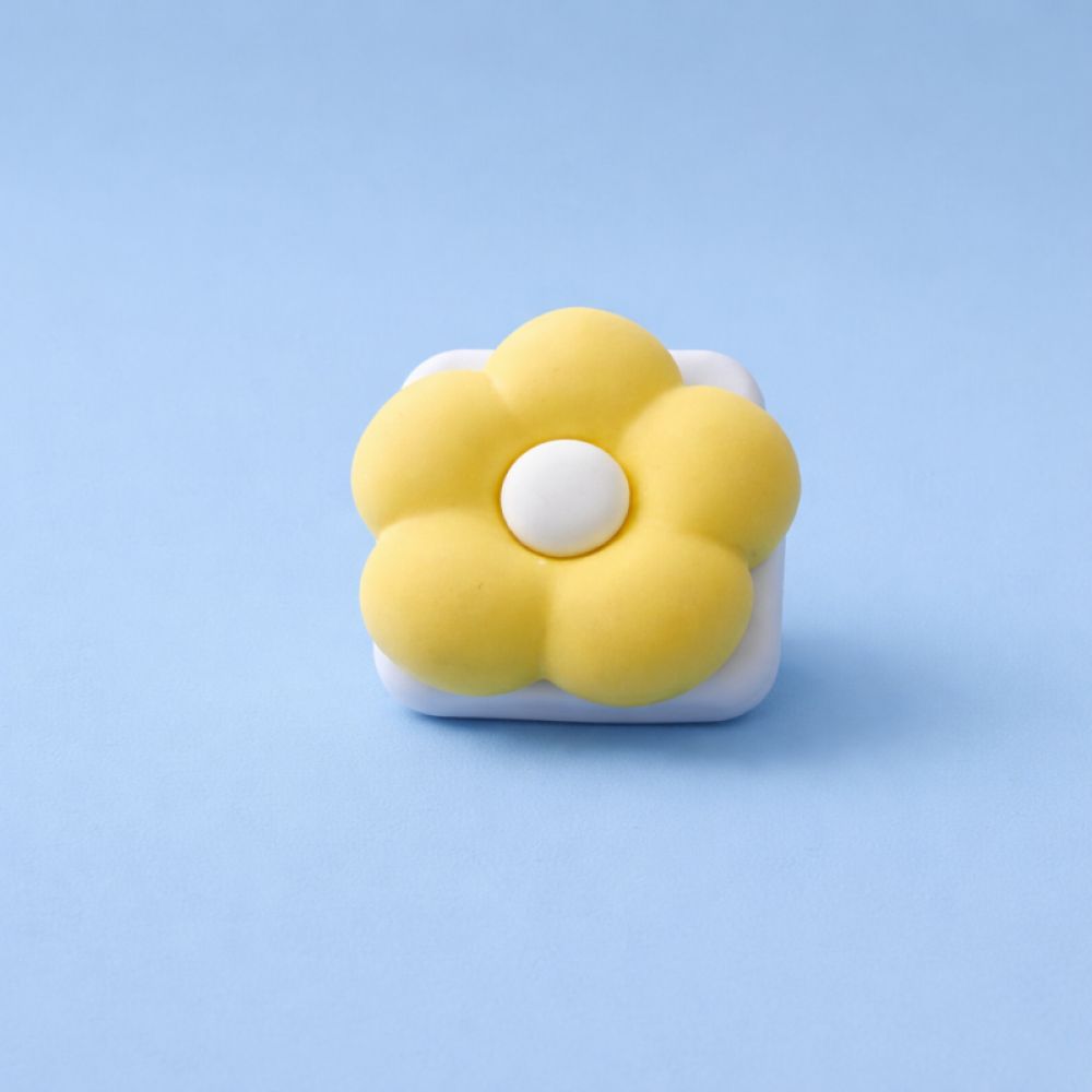 Pop socket X-Cell flower mirror zuti