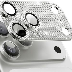 Zastita za kameru CIRKON za iPhone 17 Pro Max srebrna