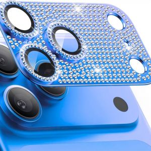 Zastita za kameru CIRKON za iPhone 17 Pro Max tamno plava