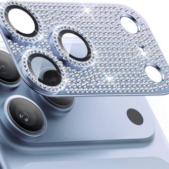 Zastita za kameru CIRKON za iPhone 17 Pro Max svetlo plavi