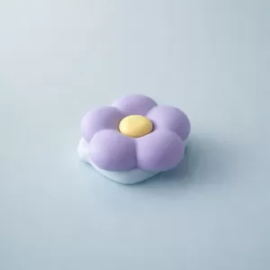 Pop socket X-Cell flower mirror ljubicasti