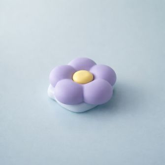 Pop socket X-Cell flower mirror ljubicasti