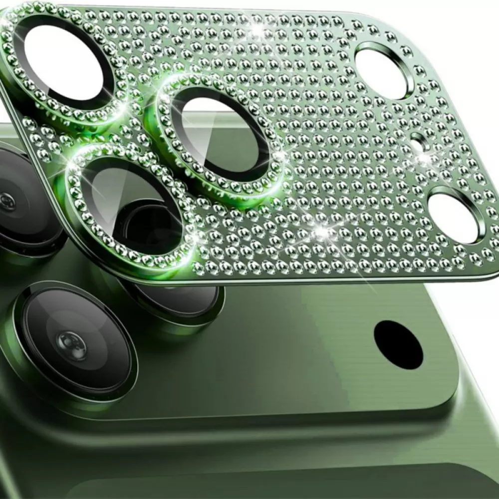 Zastita za kameru CIRKON za iPhone 17 Pro Max zelena