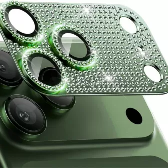 Zastita za kameru CIRKON za iPhone 17 Pro Max zelena
