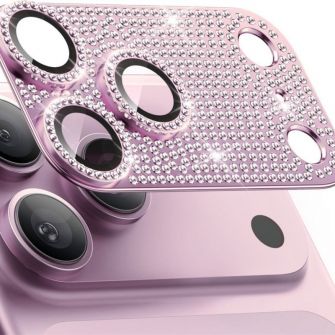 Zastita za kameru CIRKON za iPhone 17 Pro Max roze
