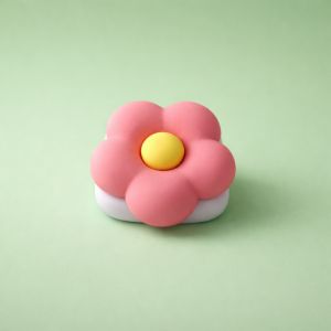 Pop socket X-Cell flower mirror pink