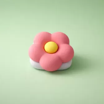 Pop socket X-Cell flower mirror pink