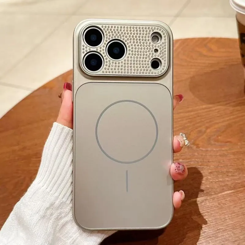 Futrola Cristal Glam za iPhone 17 Pro / iPhone 18 Pro titanium siva