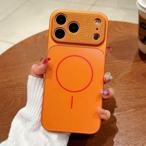 Futrola Cristal Glam za iPhone 17 narandzasta