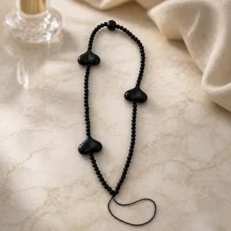 Privezak X-Cell Biser black No1