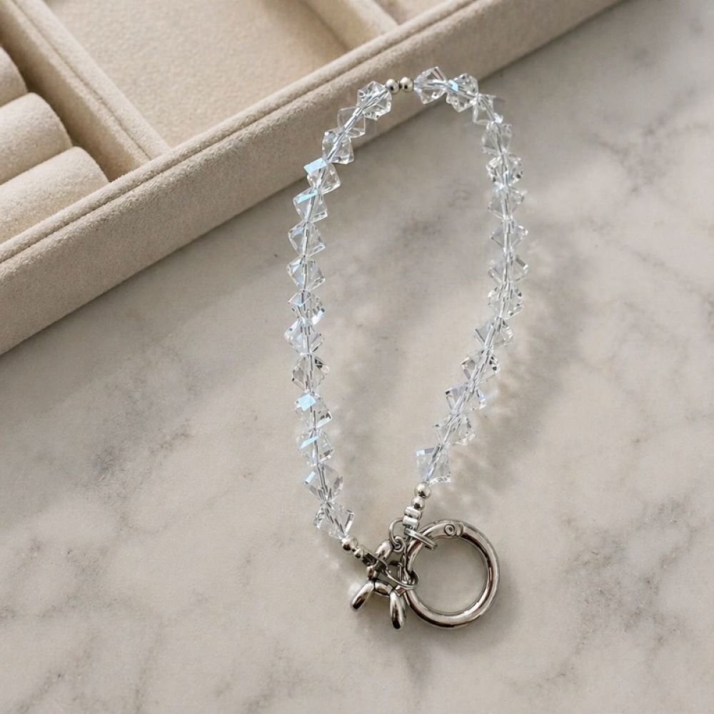 Privezak X-Cell Crystal No1 beli