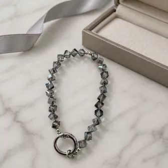 Privezak X-Cell Crystal No1 sivi