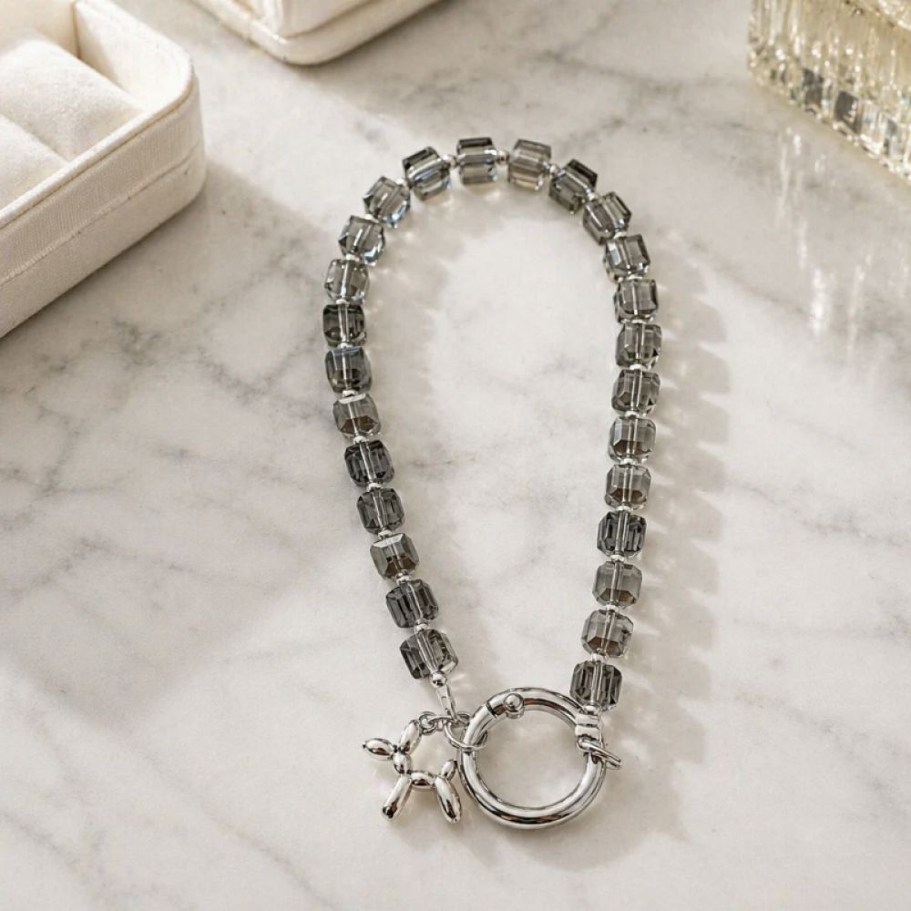 Privezak X-Cell Crystal No3 siva