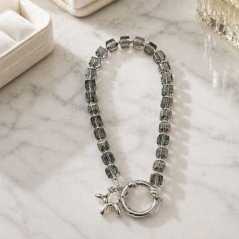 Privezak X-Cell Crystal No3 siva