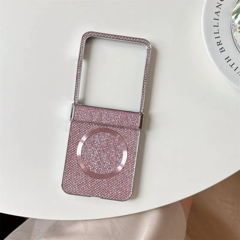 Futrola Magnetic Luxe za Samsung Galaxy Z Flip 7 roze