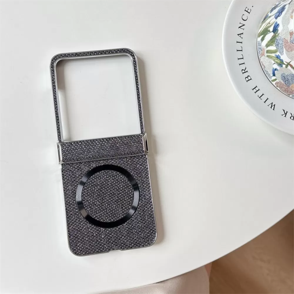 Futrola Magnetic Luxe za Samsung Galaxy Z Flip 7 crna