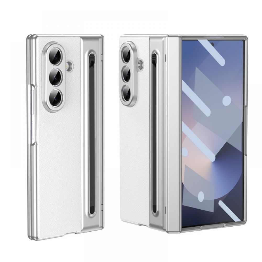 Futrola Leather sa olovkom za Samsung Galaxy Z Fold 7 bela