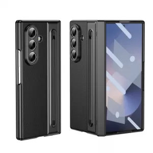 Futrola Leather sa olovkom za Samsung Galaxy Z Fold 7 crna