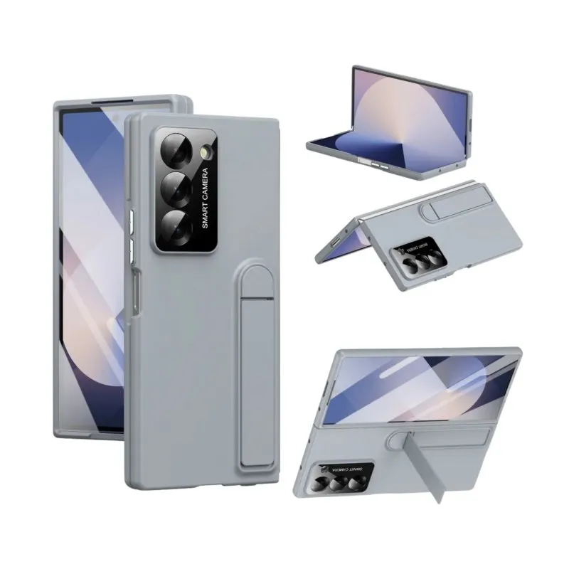 Futrola Elegant sa drzacem za Samsung Galaxy Z Fold 7 siva