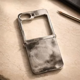 Futrola Leather Premium za Samsung Galaxy Z Flip 6 /  Z Flip 7 FE zelena