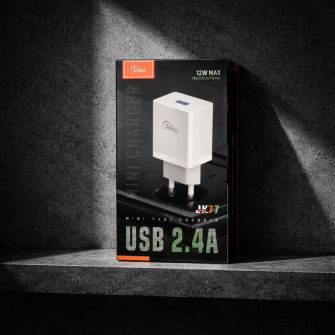 Kucni punjac KONFULON JOKO mini JK77+I fast ligtning 2.4A beli
