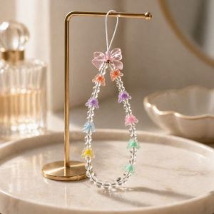 Privezak X-Cell biser flower No6 sareni