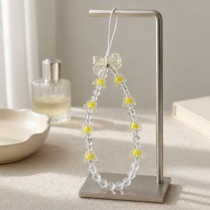 Privezak X-Cell biser flower No6 zuti