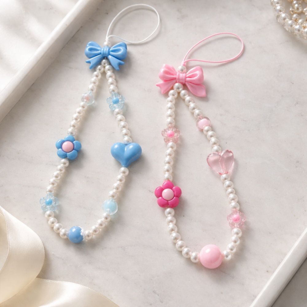 Privezak X-Cell biser flower No5 plava 