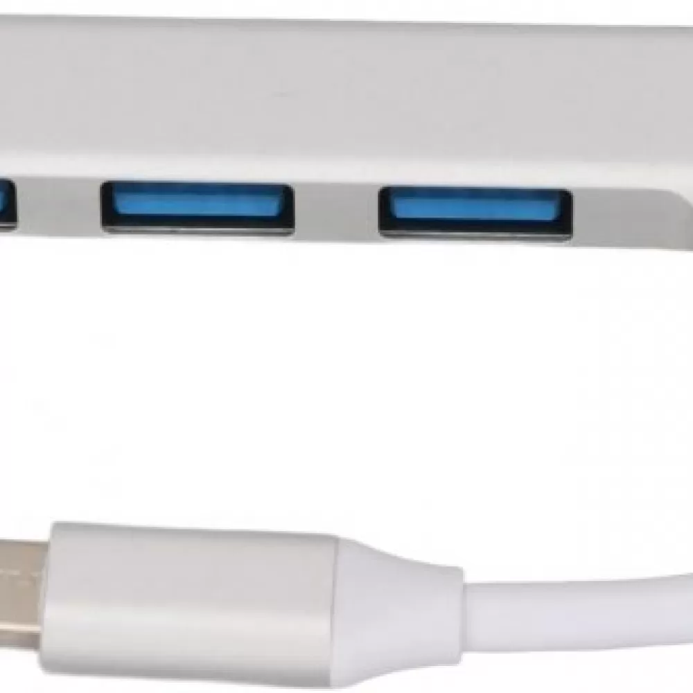 4u1 HUB adapter type c na 4x USB 3.0 sivi