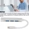 4u1 HUB adapter type c na 4x USB 3.0 sivi