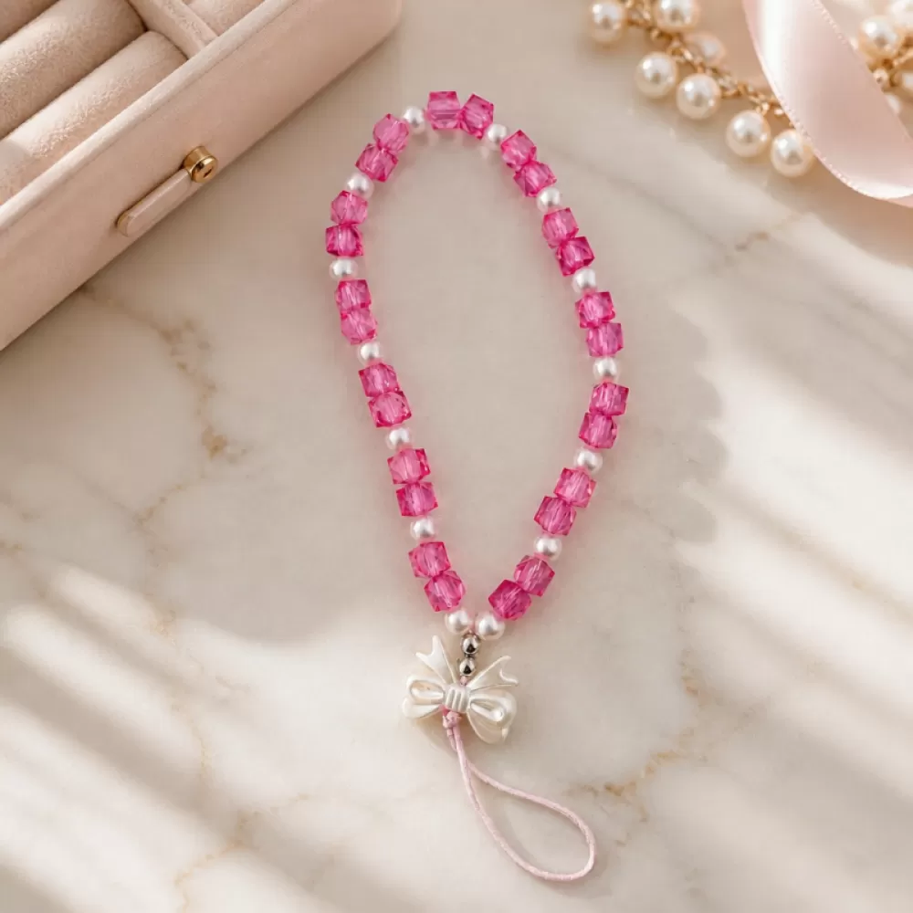 Privezak X-Cell biser No4 pink