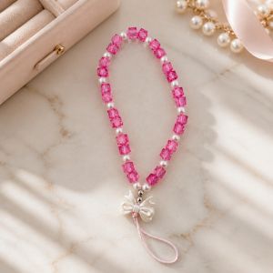 Privezak X-Cell biser flower No4 pink