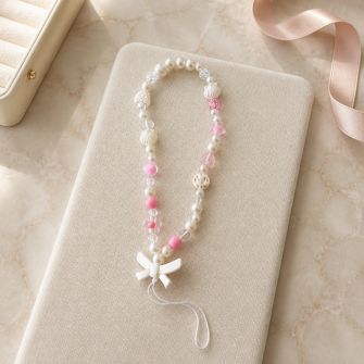 Privezak X-Cell biser No7 roze