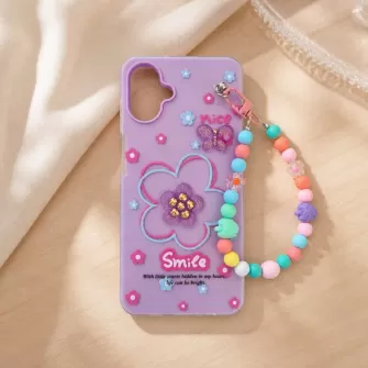 Futrola Happy Smile za Samsung Galaxy A07 ljubicasta
