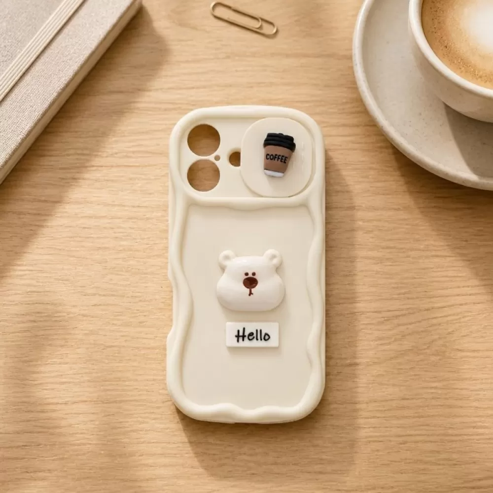 Futrola 3D Teddy za iPhone 17 Pro bez