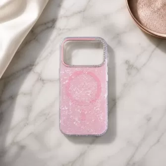Futrola Cristal Magsafe za iPhone 17 Pro Max roze