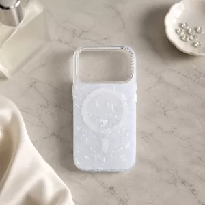 Futrola Cristal Magsafe za iPhone 17 Pro Max bela