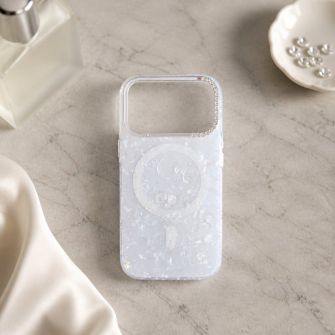 Futrola Cristal Magsafe za iPhone 17 Pro bela