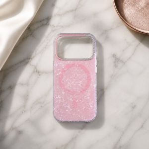 Futrola Cristal Magsafe za iPhone 16 Pro Max roze