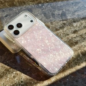 Futrola Mermer za iPhone 17 Pro roze