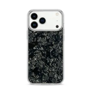 Futrola Mermer za iPhone 17 Pro crna