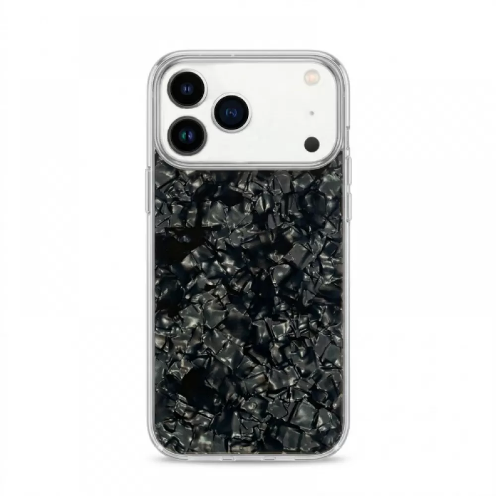 Futrola Mermer za iPhone 17 crna