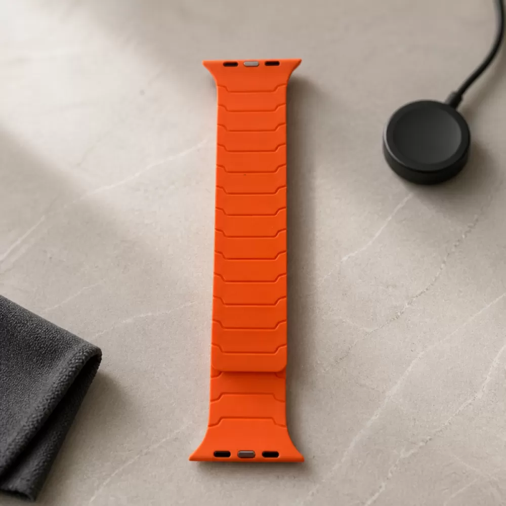  Narukvica za sat X-Cell Apple Watch 42/44/45/49 mm No2 sivo-narandzasta
